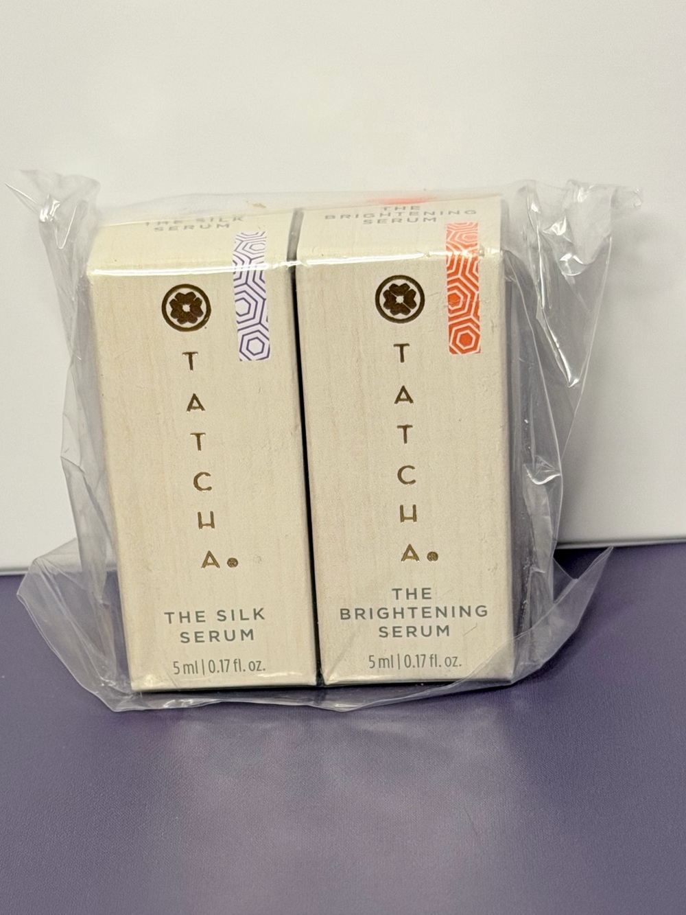 Tatcha Mini Serum Duo Set – The Silk Serum & The Brightening Serum 5mL
